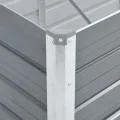 Hochbeet aus Metall Modulares Hochbeete-Kit Rostfreie Hochbeete für Garten aus Premium Zn-Al-Mg Stahl Hoch Gemüsebeet Verzinkter 100x40x77 cm Grau - Thumbnail 5