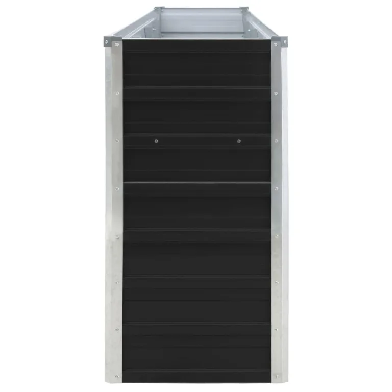 Hochbeet Metall Premium hochbeet Balkon oder Garten Pflanzkasten Hochbeete-Kit Kräuterbeet Balkon Hochbeet Hochbeete für Garten 320 x 40 x 77 cm Stahl Anthrazit – Bild 6