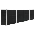 Hochbeet Metall Premium hochbeet Balkon oder Garten Pflanzkasten Hochbeete-Kit Kräuterbeet Balkon Hochbeet Hochbeete für Garten 320 x 40 x 77 cm Stahl Anthrazit - Thumbnail 2
