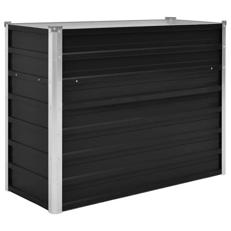 Hochbeet Metall Premium hochbeet Balkon oder Garten Pflanzkasten Hochbeete-Kit Kräuterbeet Balkon Hochbeet Hochbeete für Garten 100 x 40 x 77 cm Verzinkter Stahl – Bild 2
