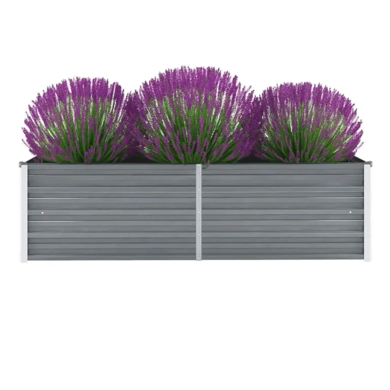 Hochbeet Metall Premium hochbeet Balkon oder Garten Pflanzkasten Hochbeete-Kit Kräuterbeet Balkon Hochbeet Hochbeete für Garten 100 x 40 x 77 cm Verzinkter Stahl – Bild 10