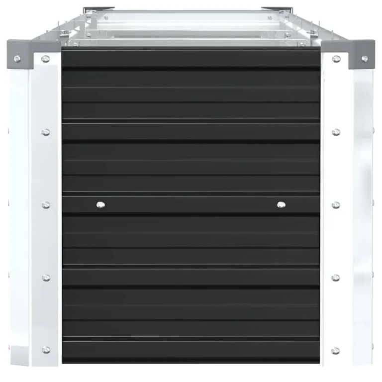 Hochbeet Metall Premium hochbeet Balkon oder Garten Pflanzkasten Hochbeete-Kit Kräuterbeet Balkon Hochbeet Hochbeete für Garten Verzinkter Stahl 320×40×45 cm Anthrazit – Bild 5