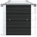 Hochbeet Metall Premium hochbeet Balkon oder Garten Pflanzkasten Hochbeete-Kit Kräuterbeet Balkon Hochbeet Hochbeete für Garten Verzinkter Stahl 320×40×45 cm Anthrazit - Thumbnail 5