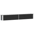 Hochbeet Metall Premium hochbeet Balkon oder Garten Pflanzkasten Hochbeete-Kit Kräuterbeet Balkon Hochbeet Hochbeete für Garten Verzinkter Stahl 320×40×45 cm Anthrazit - Thumbnail 6