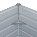 Hochbeet aus Metall Modulares Hochbeete-Kit Rostfreie Hochbeete für Garten aus Premium Zn-Al-Mg Stahl Hoch Gemüsebeet Verzinkter 320×40×45 cm Grau - Thumbnail 7