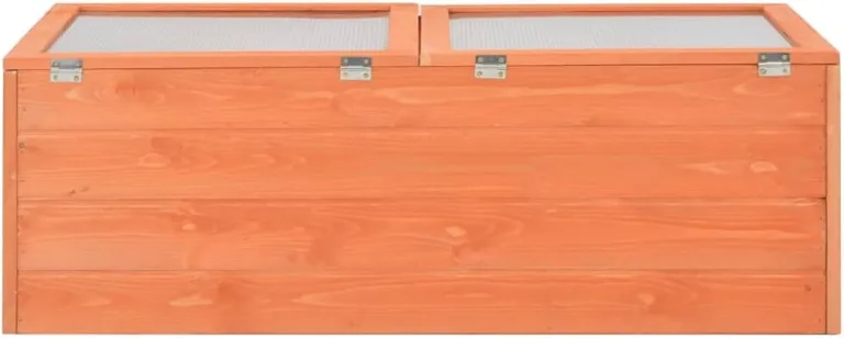 SKM Frühbeet Holz 100x50x34 cm,Heim & Garten,Rasen & Garten,Gartenpflege,Gewächshäuser,Braun,5.4 kg,170647 – Bild 7