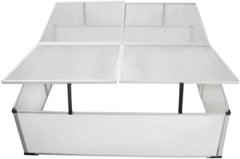 SKM Frühbeet mit 4 Deckeln,Heim & Garten,Rasen & Garten,Gartenpflege,Gewächshäuser,Transparent,4.45 kg,40214 – Bild 3