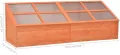 SKM Frühbeet Holz 180x57x62 cm,Heim & Garten,Rasen & Garten,Gartenpflege,Gewächshäuser,Braun,13.14 kg,170648 - Thumbnail 7