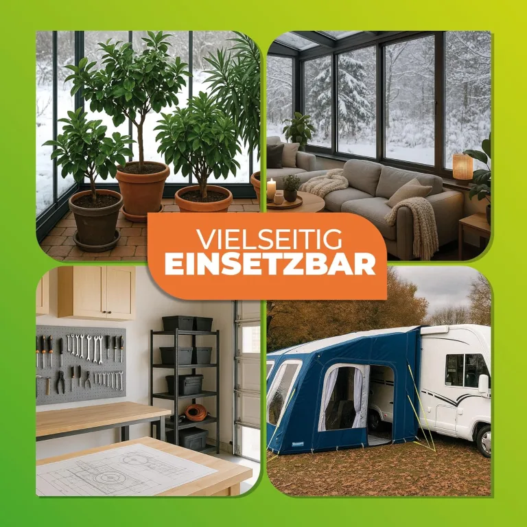 Bio Green Gas-gewächshausheizung EcoPilot, 4500 Watt, Silber, Thermostat-Regelbereich: 0° – 20° C, Edelstahl, Outdoor, Gas, 38x17x40 cm, für Gewächshäuser bis 22m², Bodenmontage – Bild 7