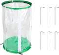 3 x Gewächshaus Klein 55cm x 30cm PVC Treibhaus Pflanzenschutz Schädlingsbekämpfung Portable mit 18 Erdanker für Kübelpflanzen Topfpflanzen - Thumbnail 8