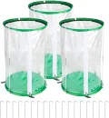 3 x Gewächshaus Klein 55cm x 30cm PVC Treibhaus Pflanzenschutz Schädlingsbekämpfung Portable mit 18 Erdanker für Kübelpflanzen Topfpflanzen - Thumbnail 1
