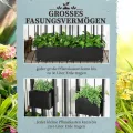 Outsunny Hochbeet mit Rankgitter Körbe, Holz Pflanzkasten Pflanzkübel Blumenkasten, 90 x 45 x 170 cm für Garten Balkon Terrasse, Blumenkübel für Kletterpflanzen Korbpflanzen, Blumen - Thumbnail 4