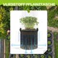 5 Stück 22L Vliesstoff Pflanzsack mit Griffe - Wiederverwendbare Pflanztasche für Tomaten, Kartoffeln, Erdbeeren, Gemüse, Blumen - Geeignet für Garten, Gewächshaus, Balkon, Terrasse - Thumbnail 7