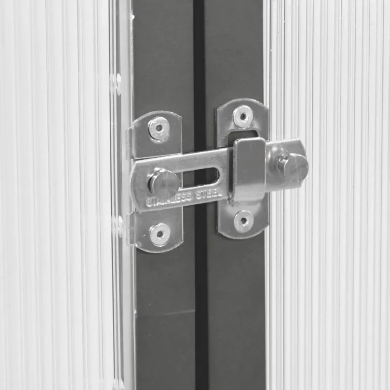 Gewächshaus mit Fundamentrahmen Gewächshaus Aluminium Gewächshaus Winterfest Garten Treibhaus Pflanzenhaus-Anthrazit-169 x 58 x 202 cm – Bild 7
