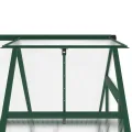 Gewächshaus mit Fundamentrahmen Gewächshaus Aluminium Gewächshaus Winterfest Garten Treibhaus Pflanzenhaus-Grün-169 x 114 x 195 cm - Thumbnail 7