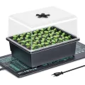 HG Power 55w Heizmatte Pflanzen Anzuchtkasten Opt. mit LED Pflanzenlampe Zimmergewächshaus mit 30 Zellen und Anzuchthaube, für Sämlinge, Gemüse & Kräuter – Opt. B Tray + LED + MAT - Thumbnail 10