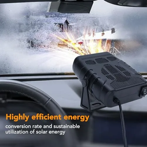 GOWENIC Tragbare Solarpanel-Heizung, 30 W Solarpanel-Heizung für Schuppen, Gewächshausheizungen Powered Kit, Trocknung Heizung Haustierhaus, Warmwind-Set, für Camping, Wohnmobil, Trocknen & Heizung – Bild 3