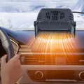 GOWENIC Tragbare Solarpanel-Heizung, 30 W Solarpanel-Heizung für Schuppen, Gewächshausheizungen Powered Kit, Trocknung Heizung Haustierhaus, Warmwind-Set, für Camping, Wohnmobil, Trocknen & Heizung - Thumbnail 4