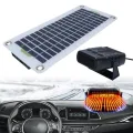 GOWENIC Tragbare Solarpanel-Heizung, 30 W Solarpanel-Heizung für Schuppen, Gewächshausheizungen Powered Kit, Trocknung Heizung Haustierhaus, Warmwind-Set, für Camping, Wohnmobil, Trocknen & Heizung - Thumbnail 6
