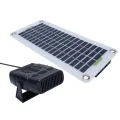 GOWENIC Tragbare Solarpanel-Heizung, 30 W Solarpanel-Heizung für Schuppen, Gewächshausheizungen Powered Kit, Trocknung Heizung Haustierhaus, Warmwind-Set, für Camping, Wohnmobil, Trocknen & Heizung - Thumbnail 9