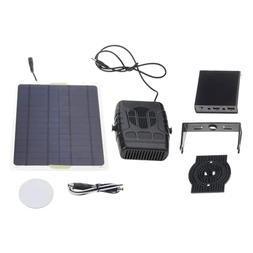 Kompakte Solarpanel-Heizung, kompakte Größe zum Wärmen von Hühnerställen und Haustierhäusern, Zubehör, solarbetriebene Heizung – Bild 9