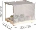 Mini Gewächshaus | Gewächshaus Regale,Gemüseanzucht Set Für Balkon Terrasse Garten Wohnung Kleingarten - Thumbnail 6
