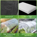 Transparent Gewächshausfolie, 2 x 10M Folie für Gewächshaus Winterfest Extra Dick Reißfest Polyethylen Gartenfolie, Plastikfoliefür Folientunnel für Gartenarbeit Tomatenhaus Treibhaus - Thumbnail 6