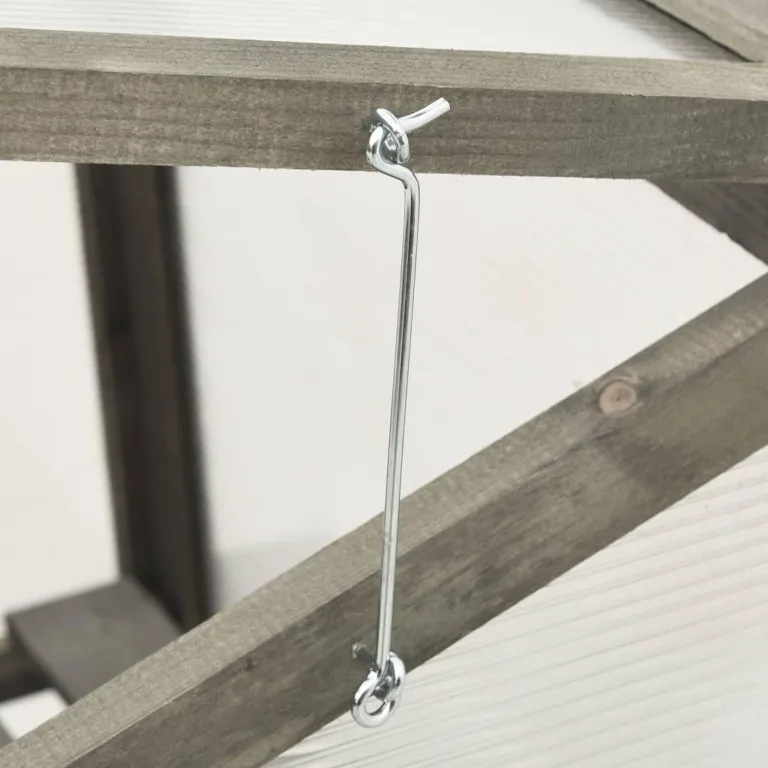 Holz-Gewächshaus: Großes, stabil & langlebig - Schutz für Pflanzen Model314849 – Bild 5