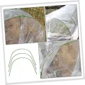UPKOCH 3 Stück Teiliges Gewächshaus bogenstahlrohr Kunststoffbeschichtung Robustes Gartenstützgestell für Frostschutz Insektenschutz und Mini gewächshaus Öffnungsbreite Wiederverwendbar - Thumbnail 9