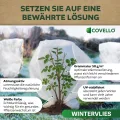 Covello Wintervlies für Pflanzen – Frostschutz 50g/m² – 270m x 1,6m = 432m²– Gartenvlies Winterschutz für Kübelpflanzen – Reißfest & UV-stabil – Winterschutzvlies Pflanzen außen Frostschutzvlies - Thumbnail 3