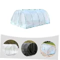 ibasenice Kunststoff-gewächshaus für Außenbereich Pflanzengewächshaus und Blumengewächshaus Gartenzubehör zum Schutz vor Kälte und Schnee mit Transparenter Folie für Sonnenlicht und Gute - Thumbnail 9