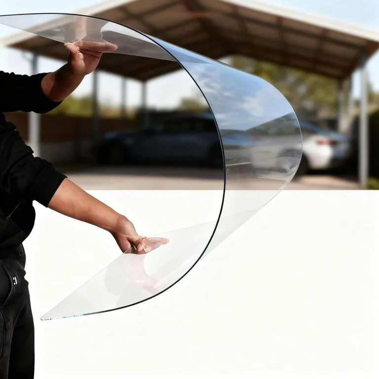 PC Polycarbonat 1 Mm Kunststoffplatten Mit UV-Schutz Bruchsichere Und Wärmedämmende Für Terrassendach Carport Wintergarten Gewächshaus(Size:1x2m,Color:1mm) – Bild 1