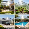 PC Polycarbonat 1 Mm Kunststoffplatten Mit UV-Schutz Bruchsichere Und Wärmedämmende Für Terrassendach Carport Wintergarten Gewächshaus(Size:1x5m,Color:1mm) - Thumbnail 9