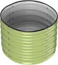 Rundes Hochbeet aus Metall 60x60x42 cm (LxBxH) - Hochbeet für den Garten mit offenem Boden - 42 cm Höhe - Rostfrei, Schneller Aufbau, Modernes Design (2er Set, Anthrazit) - Thumbnail 3