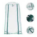 Homoyoyo Mini Gewächshaus Ersatz PVC Abdeckung Frostschutzhaube für Garten Transparentes Anti Freeze Cover Tragbares Pflanzenzelt für Balkon Garten Terrasse Schutz vor Sonne und Kälte - Thumbnail 2