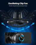 VEVOR Growzelt-Set, 100x100x200 cm, Gewächshauszelt mit Vollspektrum-LED-Zuchtlicht & Belüftungssystem, Pflanzenzelt 600D hochreflektierendes Mylar, Anzuchtzelte für Blumen und Gemüse - Thumbnail 5