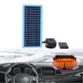 Asixxsix Solarheizung für Hühnerstall, 30 W, Einzel-Solarpanel, Gewächshaus-Heizungs-Set, Verstellbar, Warmes Windgetriebe, Winter-Geflügelwärmer Zum Trocknen, Heizen, Haustierhaus - Thumbnail 5