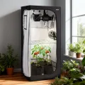 VEVOR Growzelt, 80x80x180 cm, Indoor-Pflanzenzelt mit Vollspektrum-LED-Zuchtlicht & Belüftungssystem, Growbox 600D hochreflektierendes Mylar, Zuchtzelte, Gewächshaus für Blumen & Gemüse - Thumbnail 8