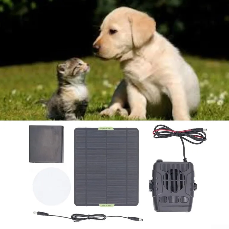Solarheizung für Gewächshaus, Tragbarer Auto-Solarpanel-Heizer für den Winter, Solarheizungen für Hühner, Kleine Gewächshausheizungen (A) – Bild 6