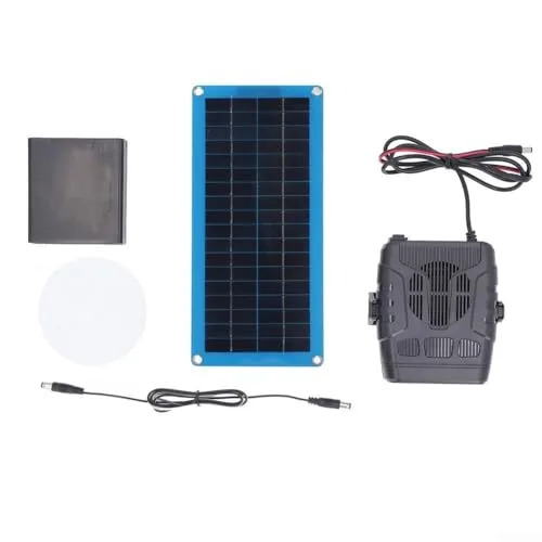 Solarheizung für Gewächshaus, Tragbarer Auto-Solarpanel-Heizer für den Winter, Solarheizungen für Hühner, Kleine Gewächshausheizungen (A) – Bild 10
