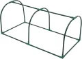 Kleines Gewächshaus Foliengewächshaus für Balkon, Garten, Tomatengewächshaus mit Roll-Up-Fenster, mit 10 Clips, 120*60*50cm, Metallrahmen - Thumbnail 6