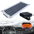 Fockety Solarpanel-Heizung, 30 W Tragbare Hühnerstallheizung für den Winter mit Überhitzungsschutz, Solarbetriebene Heizungen für Gewächshaus, Hundehütte, Außenheizung, Trocknung - Thumbnail 4