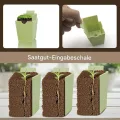 Anzuchtschalen - Pflanz Anzuchtschalen Zum Umpflanzen | Gartenbau Gewächshaus Anzucht Zubehör Für Vermehrung | Innenbereich Außenbereich Blumenbeet Kultivierung - Thumbnail 5