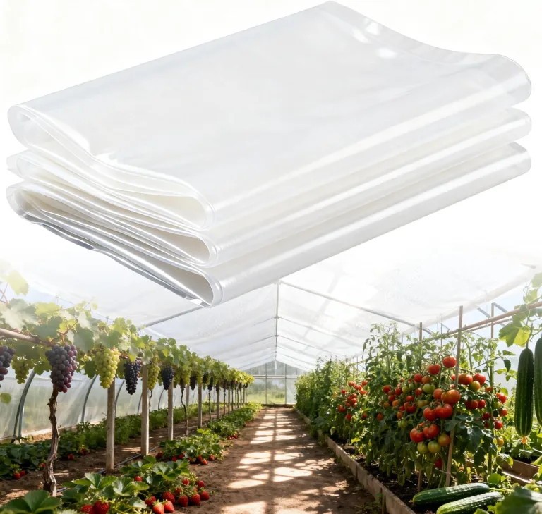 Transparent Gewächshausfolie, Extra Dick Polyethylenfolie, Reißfest Gartenfolie, Gewächshaus Folie für Treibhaus Tomatenhaus Gartenarbeit(Size:4x15m) – Bild 1