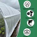 Transparent Gewächshausfolie, Extra Dick Polyethylenfolie, Reißfest Gartenfolie, Gewächshaus Folie für Treibhaus Tomatenhaus Gartenarbeit(Size:4x15m) - Thumbnail 3