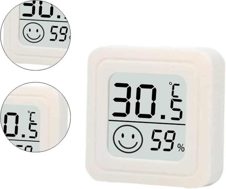 8 Stück Digitales Mini Thermo-Hygromete, Raumtemperatur überwachen, Thermometer Hygrometer, Kabelloses, Luftfeuchtigkeit Meter für Babyzimmer Wohnzimmer Büro Gewächshaus – Bild 3