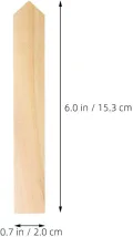 Pflanzenetiketten aus Holz mit Stift, 21 Stück - Thumbnail 3