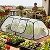 Reihenabdeckungen Garten - Gewächshausrahmen Für Hochbeete | Verstellbarer Pflanztunnel Rahmen | Garten Reihenabdeckungen | Abdeckung Frühbeet Hochbeet Gemüsebeet | Gewächshaus Für Pflanzenabde – Bild 2