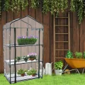 Ersatzplane für Gewächshäuser - Transparente PVC-Abdeckung mit UV-Schutz | Winterfester Frostschutz für begehbare Gewächshäuser & Frühbeete | Universell geeignet für Garten, Balkon und Terrasse | - Thumbnail 6