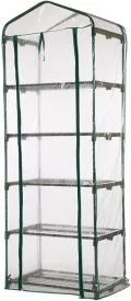 Ersatzplane für Gewächshäuser - Transparente PVC-Abdeckung mit UV-Schutz | Winterfester Frostschutz für begehbare Gewächshäuser & Frühbeete | Universell geeignet für Garten, Balkon und Terrasse | - Thumbnail 1